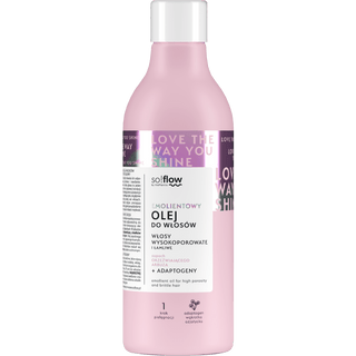 Olio emolliente per capelli ad alta porosità e fragili So!Flow - 1