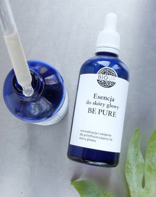 Impacco per cuoio capelluto grasso rinforzante per capelli Esencja Be Pure BIOUP - 3