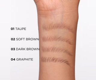 Matita modellante ultra-precisa per sopracciglia nr 01 taupe Micro Precise Brow Pencil Eveline - 2