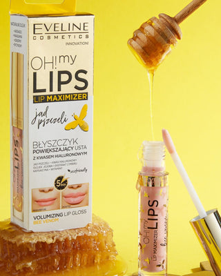 Gloss per migliorare le labbra con acido ialuronico e veleno d'ape Oh! My Lips Lip Maximizer Eveline - 2