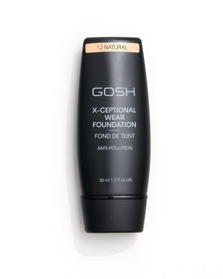 Fondotinta a media coprenza ad azione prolungata x-ceptional wear tonalità 12 natural Gosh - 1
