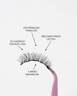 Ciglia finte magnetiche riutilizzabili Ciglia magnetiche Gazelle Eye Bamm!Lashes - 3