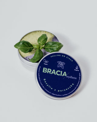 Peeling naturale al sale che migliora l'umore Basilico e ribes Bracia Mydlarze - 3