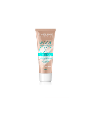Fondotinta multifunzione nr 50 light beige Magical Colour Correction CC Eveline