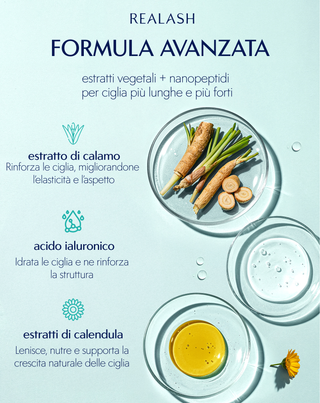 Siero per ciglia Orphica Realash, per allungare, rinforzare e infoltire le ciglia