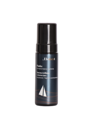 Schiuma da barba e pulizia del viso con taurina vegetale ricavata dalle alghe per uomo Element Men - 1