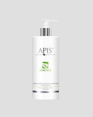 Tonico antibatterico detergente al tè verde Acne-Stop Apis - 1