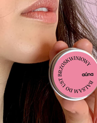 Balsamo labbra alla pesca per idratare e prevenire le screpolature delle labbra Auna - 3