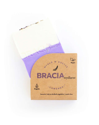 Sapone alla lavanda lenitivo e idratante con olio di riso e burro di karité Bracia Mydlarze - 4
