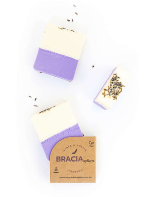 Sapone alla lavanda lenitivo e idratante con olio di riso e burro di karité Bracia Mydlarze - 3