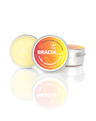 Sorbetto fruttato per labbra secche e screpolate alla ciliegia, mango e mandarino Bracia Mydlarze - 4