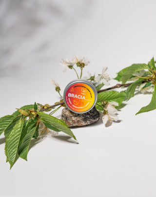 Sorbetto fruttato per labbra secche e screpolate alla ciliegia, mango e mandarino Bracia Mydlarze - 4