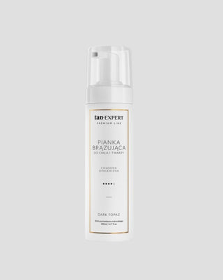 Mousse autoabbronzante leggera nella tonalità Dark Topaz per viso e corpo TanExpert - 1