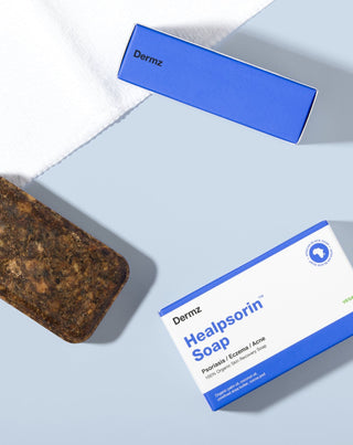 Sapone nero africano per acne, psoriasi ed eczema Healpsorin Dermz_2 - 2