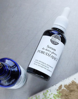 Siero per il cuoio capelluto stimolante per la crescita dei capelli con miscela di erbe indiane BIOUP_2 - 2