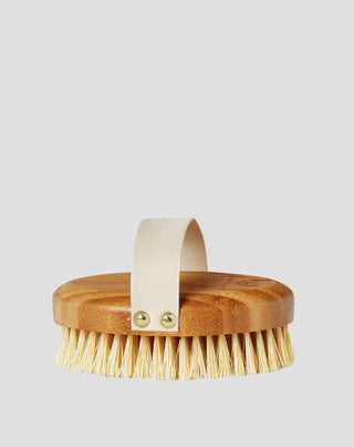 Spazzola in bambù con agave per massaggio corpo a secco Crystallove - 1