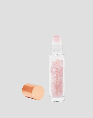 Flacone con cristalli per olio – quarzo rosa Crystallove - 1