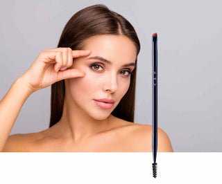Pennello per sopracciglia con due estremità per evidenziare con precisione lo sguardo nr 1 Say Makeup - 2
