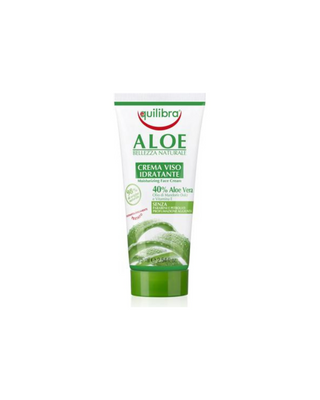 Crema aloe vera viso idratante con olio di mandorle dolci Equilibra - 1