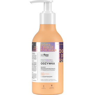 Balsamo proteico ed emolliente per capelli di media porosità e crespi so!flow - 1