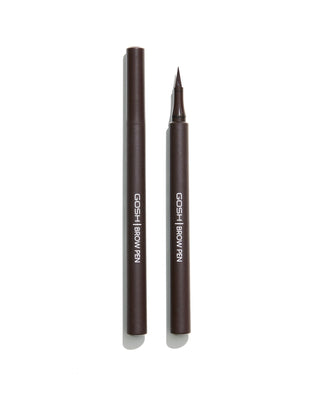 Penna per sopracciglia per uno styling preciso con effetto applicatore fino a 24h colore 003 Dark Brown Gosh - 1