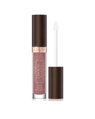 Rossetto liquido con effetto labbra lucide 03 Toffee Chocolate Choco Glamour Eveline - 1