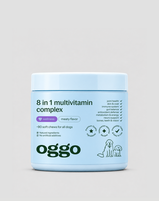 Multivitaminico per cani 8 in 1 per immunità, pelo e vitalità Oggo 180 g - 1