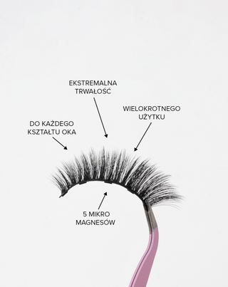 Ciglia finte magnetiche riutilizzabili Ciglia di gatto magnetiche Bamm!Lashes