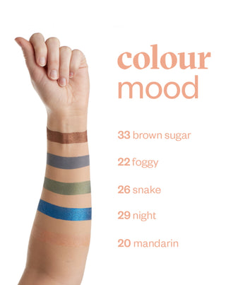 Ombretto opaco Colour mood nel colore cioccolato fondente 30 Cocoa Paese
