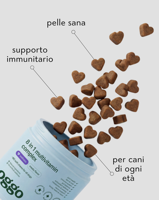 Karma integrativa multivitaminica 8 in 1 Complex per la salute e l'energia del tuo animale Oggo 180 g - 4