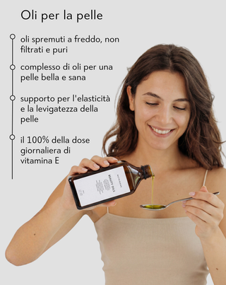 Oli integratori da bere per la pelle con Omega-6 e vitamina E Beauty Nutridome 250 ml - 3