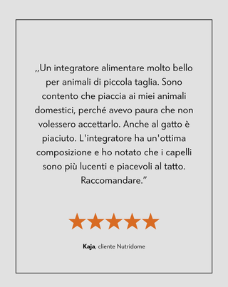 Karma complementare Fur &amp; Skin per cani per un pelo bello e una pelle sana Oggo 180 g
