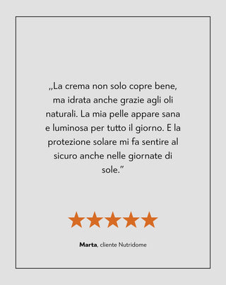 Crema viso coprente CC SPF 48 con collagene e oli naturali Nutridome 01 Vanilla Nutridome - 5