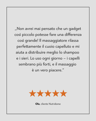 Massaggiatore per il cuoio capelluto in morbido silicone che stimola la microcircolazione Twisty