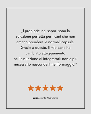 Karma supplementare Probiotici per cani per la digestione, sistema digestivo e immunità Oggo 180 g