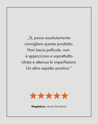 Siero viso con vitamina B3 10% e zinco 1% contro l'acne Nutridome