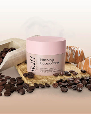 Crema viso giorno con kombucha e caffè per pelli grigie e stanche Fluff - 2