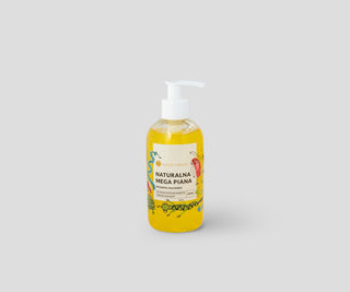 Lozione da bagno delicata per bambini Mega schiuma naturale con olio di olivello spinoso Opcja Natura - 1