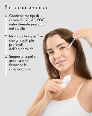 Siero viso rigenerante con ceramidi contro l'acne Nutridome - 2