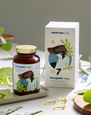 Integratore alimentare con acidi grassi omega OmegaMe Vege Health Labs Care 60 capsule - 2