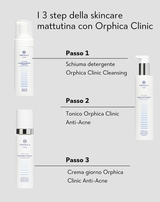 Crema giorno anti-acne con acido salicilico e azelaico Anti-Acne Orphica Clinic 50 ml - 4