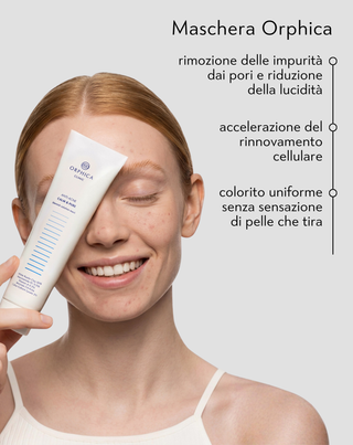 Maschera purificante e rigenerante con argilla bianca Anti-Acne Orphica Clinic 100 ml - 2