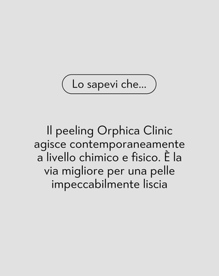 Peeling viso con niacinamide, pantenolo, BHA e microgranuli Anti-Acne Orphica Clinic 100 ml - 3