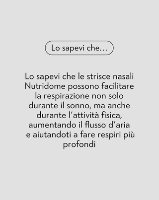 Cerotti nasali per respirare meglio, 30 pz. Nutridome