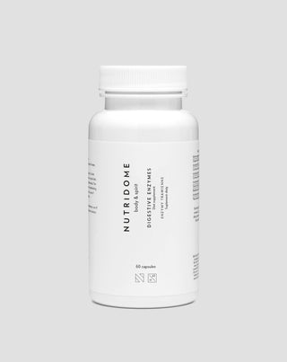Enzymy trawienne bromelaina, laktaza, alpha-amylaza, lipaza suplement diety Nutridome 60 szt_1 - 1