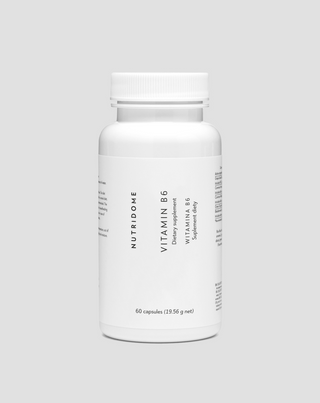 Vitamina B6 piridossina 6 mg in capsule, sistema nervoso e regolazione dell'attività ormonale 60 pz. Nutridome