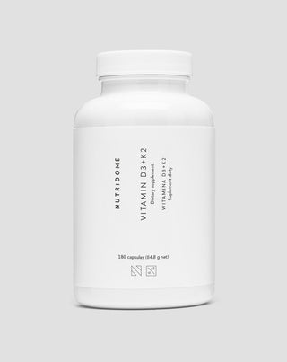 Vitamine D3+K2 con inulina per il supporto del sistema scheletrico e dell'immunità Nutridome 180 pz. - 1