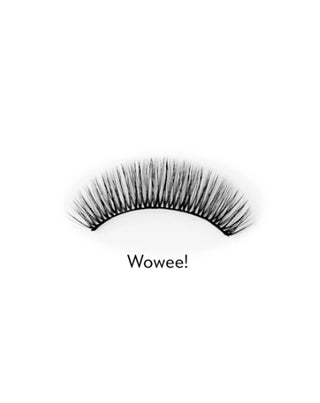 Ciglia finte su striscia 2d riutilizzabili facili da applicare Wowee! Bamm!Lashes - 2