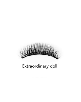 Ciglia finte su striscia 2d riutilizzabili effetto naturale Extraordinary Doll Bamm!Lashes - 2