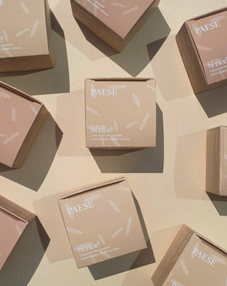 Cipria di riso sciolta fissante e opacizzante colore beige chiaro Hi Rice Paese - 3